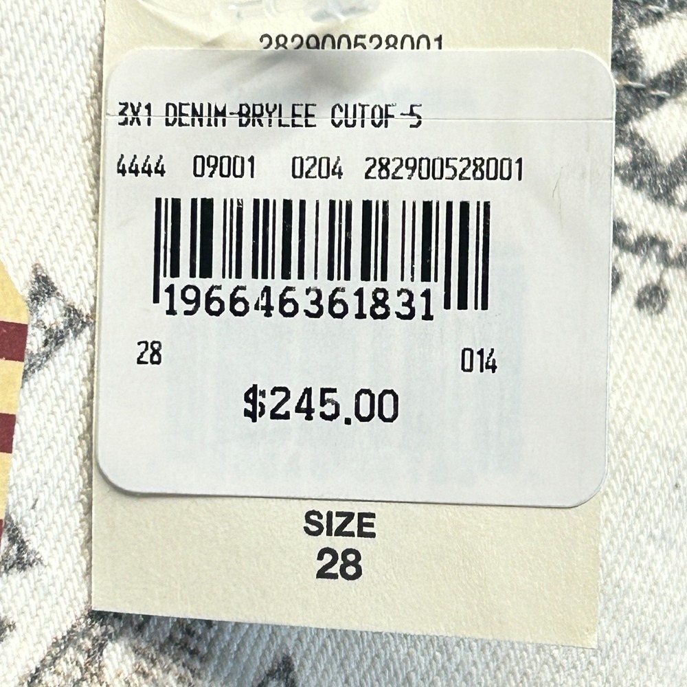 Double RL Denim Shorts Women's 28 RRL Boy Fit Brylee Floral Print Raw Hem 4" NEW - Picture 6 of 16